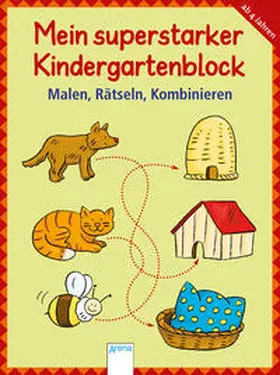 Schäfer |  Mein superdicker Kindergartenblock. Malen, Rätseln, Kombinieren | Buch |  Sack Fachmedien