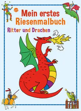 Nicolas |  Ritter und Drachen. Mein erstes Riesenmalbuch. | Buch |  Sack Fachmedien