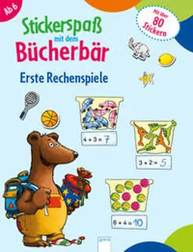 Reimers |  Stickerspaß mit dem Bücherbär. Erste Rechenspiele | Buch |  Sack Fachmedien