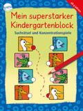 Schmiedeskamp / Merle / Bohnstedt |  Mein superstarker Kindergartenblock. Suchrätsel und Konzentrationsspiele | Buch |  Sack Fachmedien