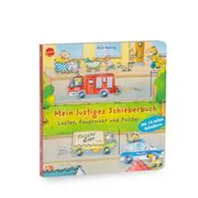 Hennig |  Mein lustiges Schieberbuch. Laster, Feuerwehr und Polizei | Buch |  Sack Fachmedien