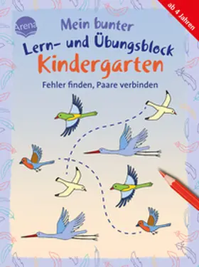 Thabet |  Mein bunter Lern- und Übungsblock Kindergarten. Fehler finden, Paare verbinden | Buch |  Sack Fachmedien