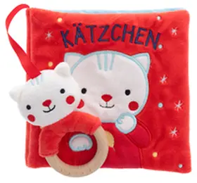 Rettore |  Mein erstes Stoffbuch mit Rassel und Holzbeißring. Kätzchen | Buch |  Sack Fachmedien