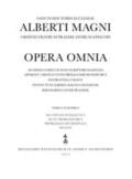 Magnus |  Opera Omnia / Super Dionysium. De divinis nominibus | Buch |  Sack Fachmedien