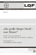 Kohlschein / Küppers |  Der grosse Sänger David, euer Muster | Buch |  Sack Fachmedien