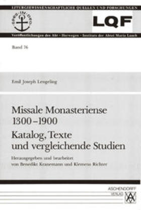 Kranemann / Lengeling / Richter | Emil Joseph Lengeling: Missale Monasteriense 1300-1900 | Buch | 978-3-402-04055-3 | sack.de