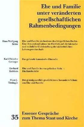 Krautscheidt / Marré / Stüting |  Essener Gespräche zum Thema Staat und Kirche | Buch |  Sack Fachmedien