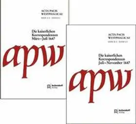  Acta Pacis Westphalicae / Serie II / Die kaiserlichen Korrespondenzen | Buch |  Sack Fachmedien