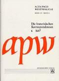  Acta Pacis Westphalicae / Acta Pacis Westphalicae, Serie II, Abt. B | Buch |  Sack Fachmedien