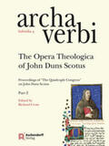Cross |  The Opera Theologica of John Duns Scotus | Buch |  Sack Fachmedien