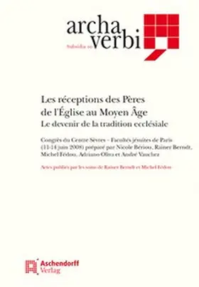 Berndt / Fedou |  Les réceptions des Pères de l'Église au moyen age (800-1500) | Buch |  Sack Fachmedien