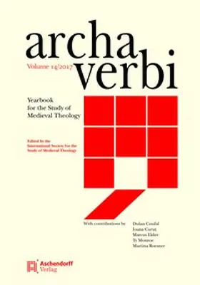  Archa Verbi, Volume 14/2017 | Buch |  Sack Fachmedien
