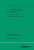 Rode |  Soziale Ontologien des Mittelalters | Buch |  Sack Fachmedien
