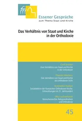 Kämper / Thönnes |  Essener Gespräche zum Thema Staat und Kirche / Das Verhältnis von Staat und Kirche in der Orthodoxie | Buch |  Sack Fachmedien