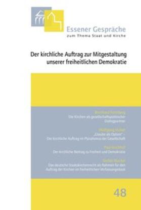 Kämper / Pfeffer | Essener Gespräche zum Thema Staat und Kirche, Band 48 | Buch | 978-3-402-10566-5 | sack.de