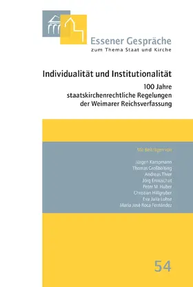 Schlagheck / Uhle |  Essener Gespräche zum Thema Staat und Kirche, Band 54 | Buch |  Sack Fachmedien