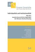 Schlagheck / Uhle |  Essener Gespräche zum Thema Staat und Kirche, Band 54 | Buch |  Sack Fachmedien