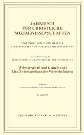 Heimbach-Steins |  Jahrbuch für Christliche Sozialwissenschaften, Band 51-2010 | Buch |  Sack Fachmedien