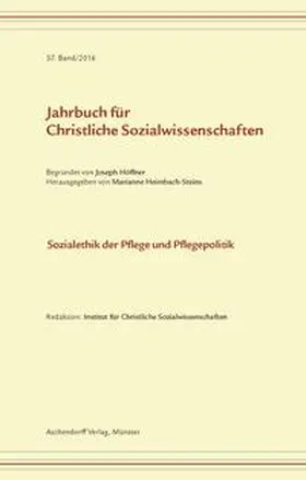 Heimbach-Steins |  Jahrbuch für christliche Sozialwissenschaften, Band 57 (2016) | Buch |  Sack Fachmedien