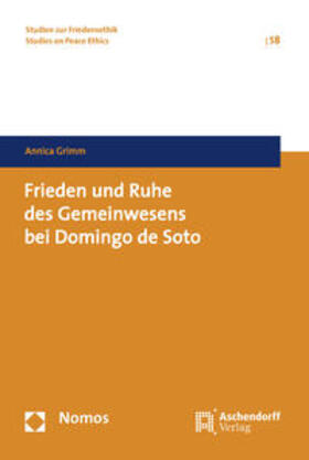 Grimm |  Grimm, A: Frieden und Ruhe des Gemeinwesens | Buch |  Sack Fachmedien