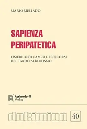 Meliadò |  Sapienza Peripatetica | Buch |  Sack Fachmedien