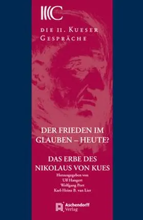 Hangert / Port / Lier |  Der Frieden im Glauben - heute? | Buch |  Sack Fachmedien