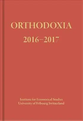  ORTHODOXIA 2016-2017 | Buch |  Sack Fachmedien