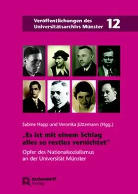 Happ / Jüttemann |  "Es ist mit einem Schlag alles so restlos vernichtet". | Buch |  Sack Fachmedien