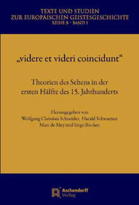  "videre et videri coincidunt" | Buch |  Sack Fachmedien