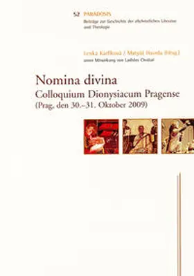 Karfikova / Havrda |  Nomina divina | Buch |  Sack Fachmedien
