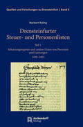 Roling |  Roling, N: Drensteinfurter Steuer- und Personenlisten | Buch |  Sack Fachmedien