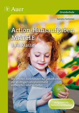 Sommer |  Action-Hausaufgaben Mathe 3+4 | Buch |  Sack Fachmedien