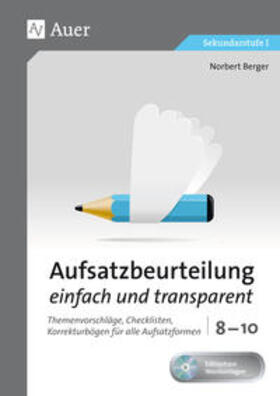 Berger | Aufsatzbeurteilung einfach und transparent 8-10 | Buch | 978-3-403-07044-3 | sack.de