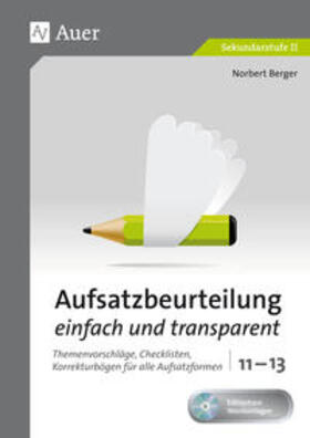 Berger | Aufsatzbeurteilung einfach und transparent 11-13 | Buch | 978-3-403-07048-1 | sack.de