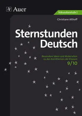 Althoff |  Sternstunden Deutsch 9/10 | Buch |  Sack Fachmedien