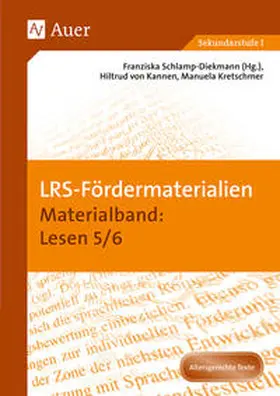 Schlamp-Diekmann |  LRS-Fördermaterialien 3 | Buch |  Sack Fachmedien