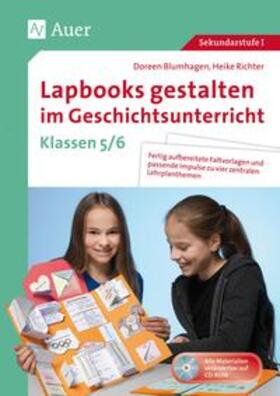 Blumhagen / Richter |  Lapbooks gestalten im Geschichtsunterricht 5-6 | Buch |  Sack Fachmedien