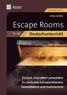 Schäfer |  Escape Rooms für den Deutschunterricht 5-10 | Buch |  Sack Fachmedien