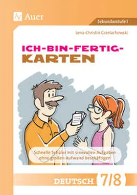 Grzelachowski |  Ich-bin-fertig-Karten Deutsch Klassen 7-8 | Sonstiges |  Sack Fachmedien