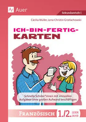 Müller / Grzelachowski |  Ich-bin-fertig-Karten Französisch Lernjahr 1-2 | Sonstiges |  Sack Fachmedien