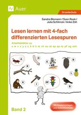 Blomann / Rook / Schlimok |  Lesen lernen mit 4-fach differenzierten Lesespuren | Buch |  Sack Fachmedien