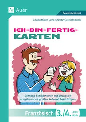 Müller / Grzelachowski |  Ich-bin-fertig-Karten Französisch Lernjahr 3-4 | Buch |  Sack Fachmedien