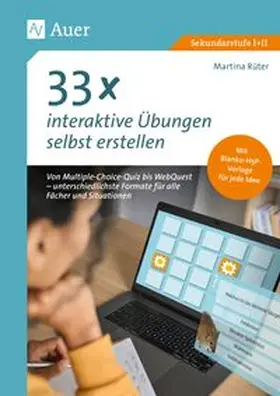 Rüter |  33 x interaktive Übungen selbst erstellen | Buch |  Sack Fachmedien