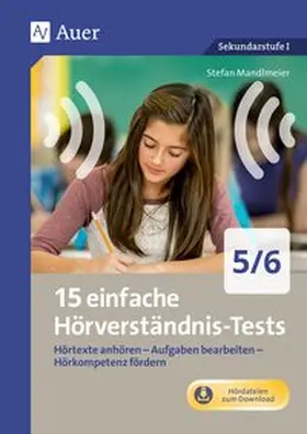 Mandlmeier |  15 einfache Hörverständnis-Tests 5-6 | Buch |  Sack Fachmedien