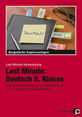 Felten / Müller / Stier |  Last Minute: Deutsch 5. Klasse | Buch |  Sack Fachmedien