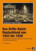 Meyer |  Das Dritte Reich: Deutschland von 1933 bis 1939 | Buch |  Sack Fachmedien