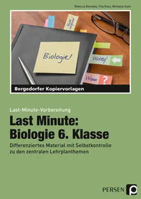 Dziomba / Konz / Seim |  Last Minute: Biologie 6. Klasse | Buch |  Sack Fachmedien