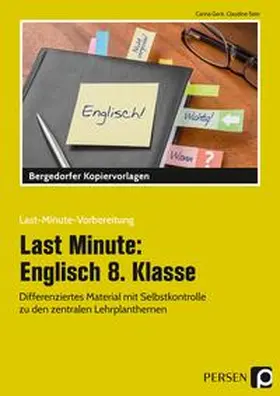 Geck / Stier |  Last Minute: Englisch 8. Klasse | Buch |  Sack Fachmedien