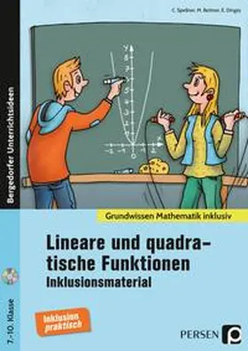Spellner / Bettner / Dinges |  Lineare und quadratische Funktionen - Inklusionsmaterial | Buch |  Sack Fachmedien