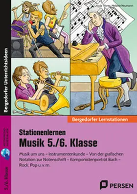 Tilsner / Neumann |  Stationenlernen Musik 5./6. Klasse | Buch |  Sack Fachmedien
